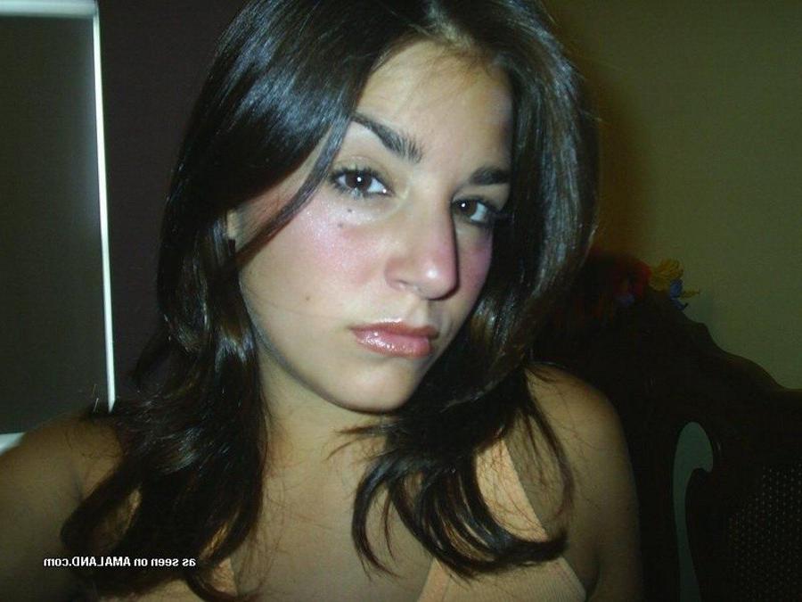 11P Busty horny babe shows off her nice big tits