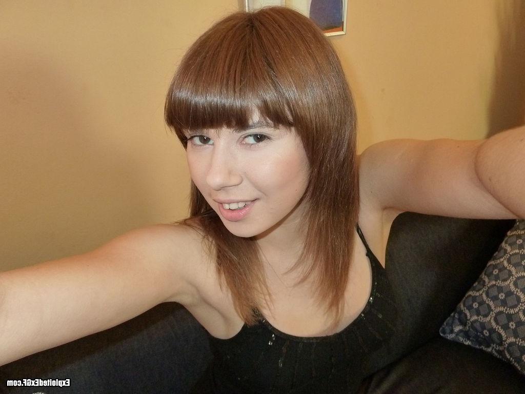 15P Tiny sexy teen showing her hairy pussy