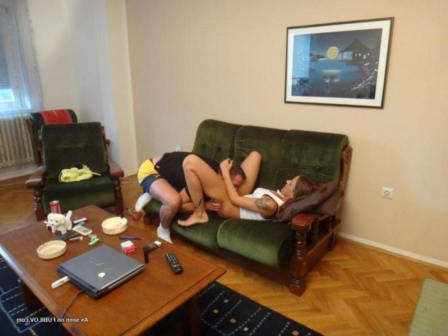 9P Gallery of a horny slut sucking and riding a dick