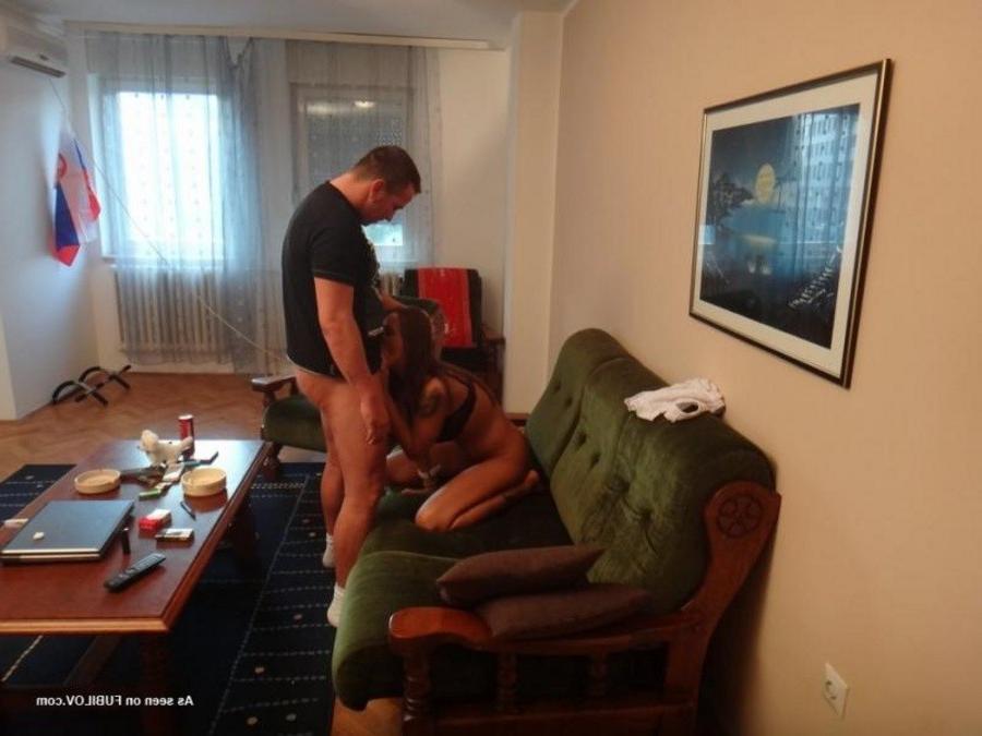 9P Gallery of a horny slut sucking and riding a dick