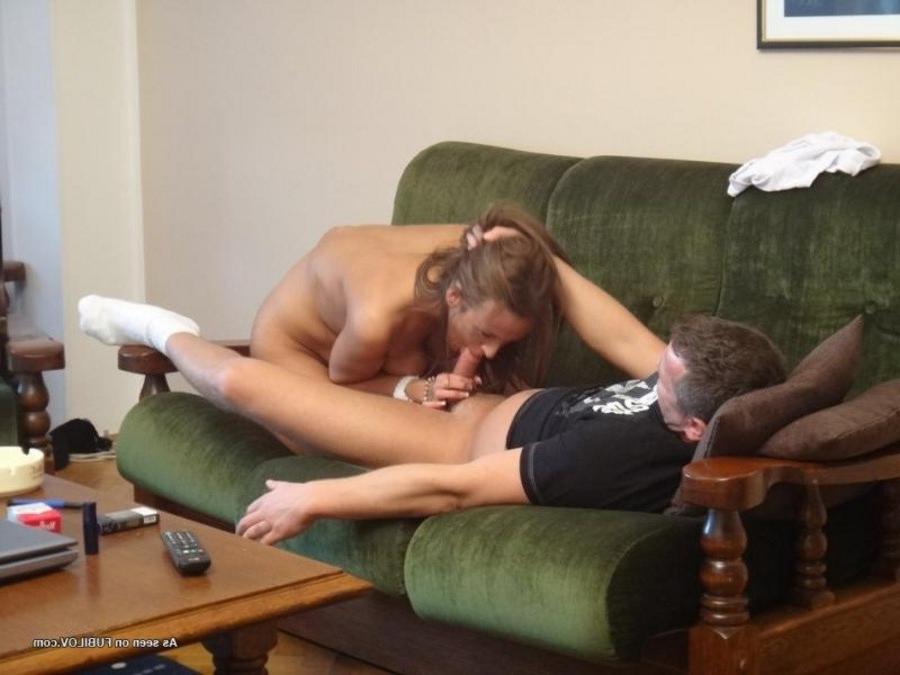 9P Gallery of a horny slut sucking and riding a dick