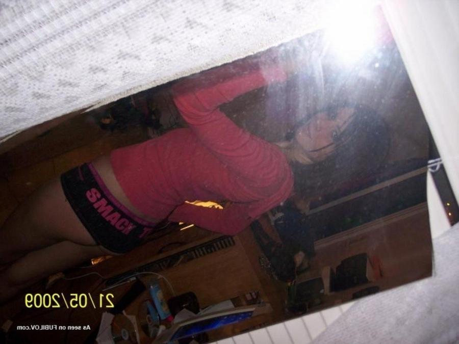 9P Collection of a sexy gorgeous babe flashing her hot breasts