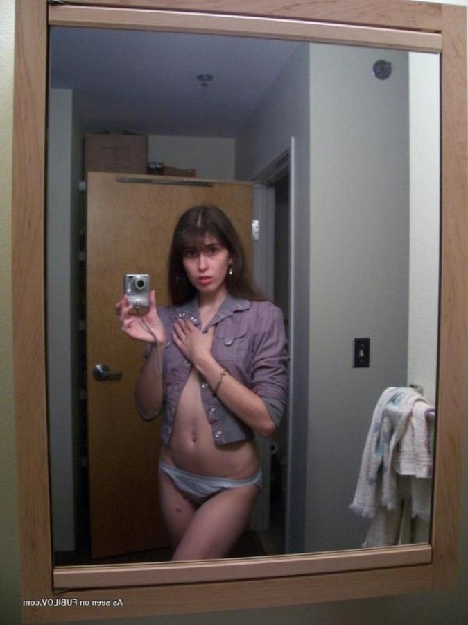 9P Chick playing with the camera for her Facebook account
