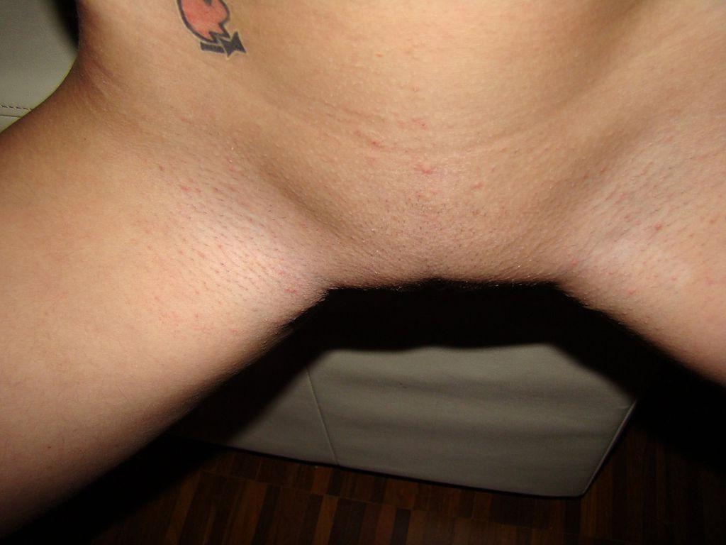 15P Sexy tiny babe showing her tits and pussy