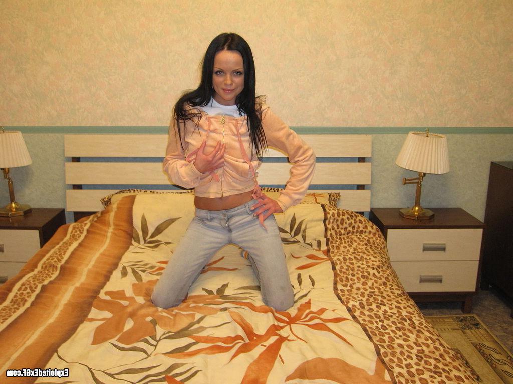 15P Horny tiny babe showing her perfect pussy