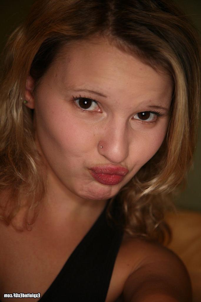 15P Sexy blonde teen ready for cock