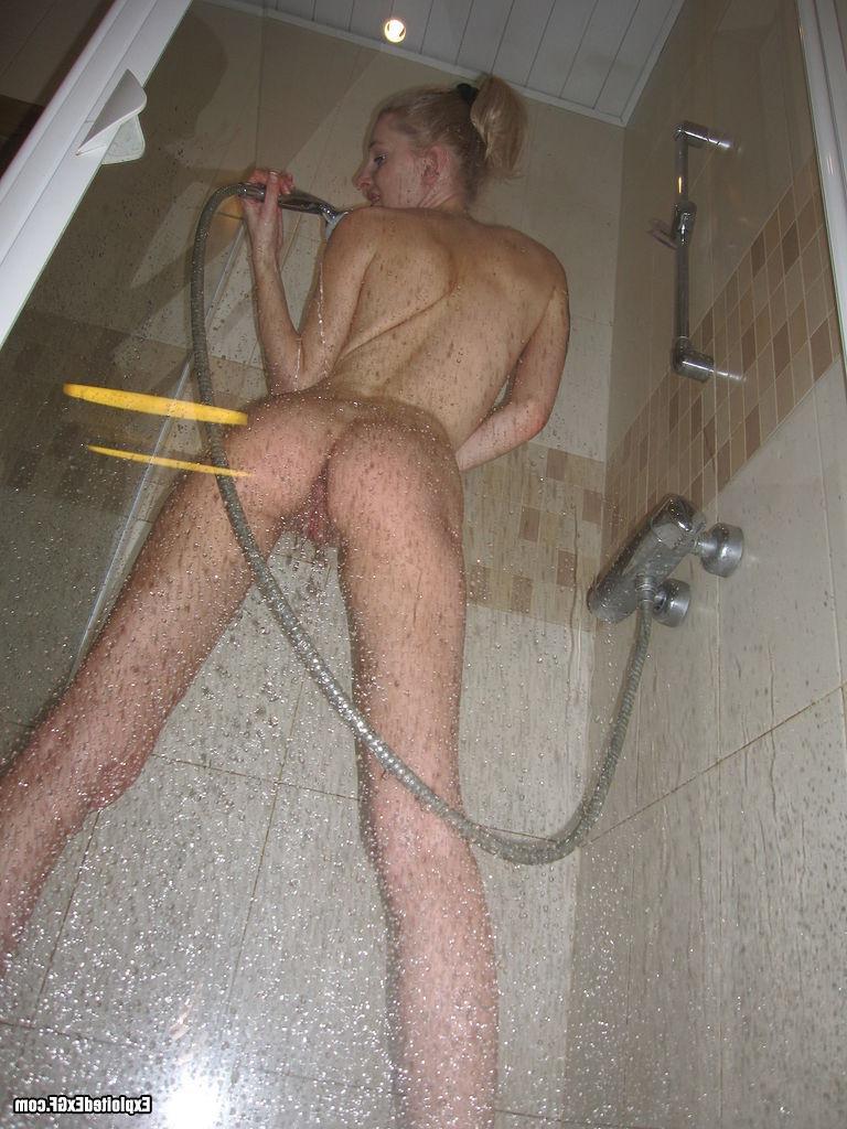 15P Sexy tiny babe ready for cock after shower