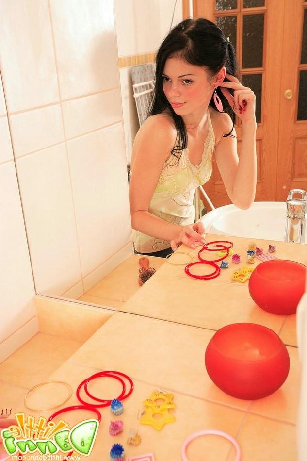 15P 18yo virgin Danni flirting and teasing naked