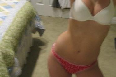 8P Bimbo dancing horny strip tease before the spy cam