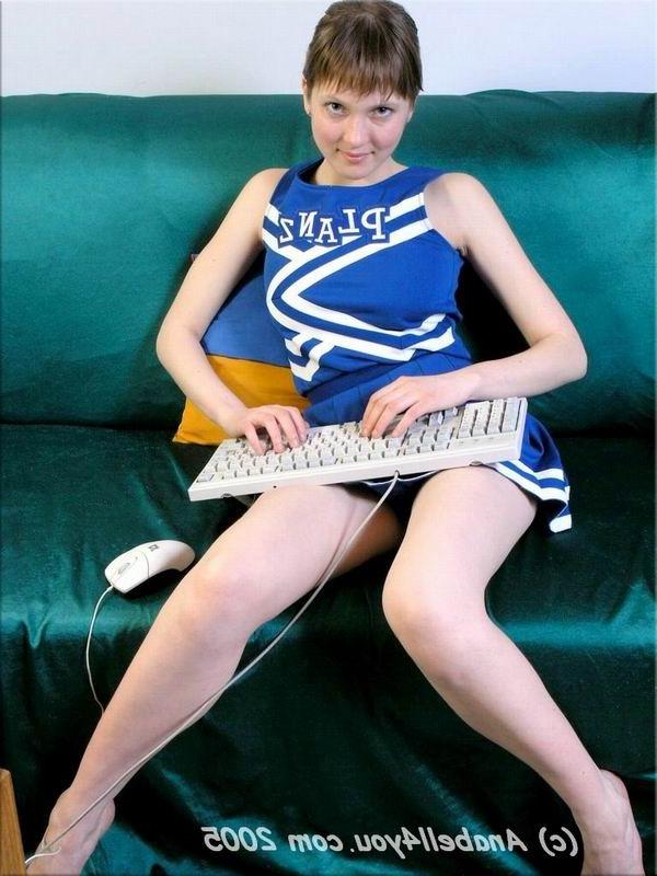 15P Anabell dressed up as cheerleader