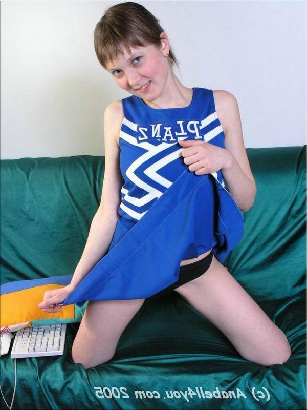 15P Anabell dressed up as cheerleader