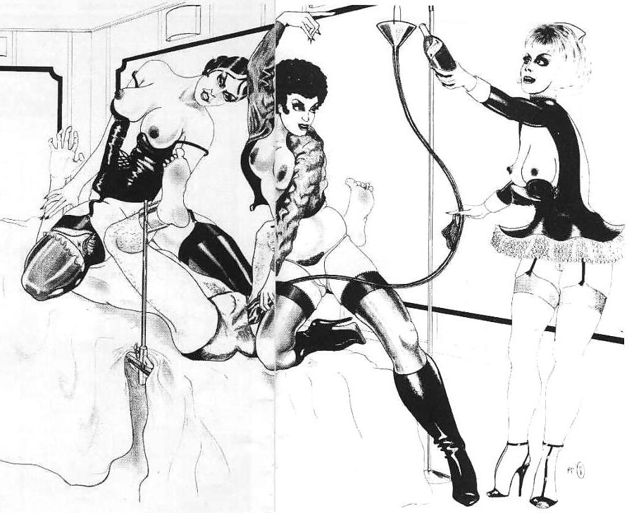 25P Thematic Drawn Porn Art 3 - Enema 1