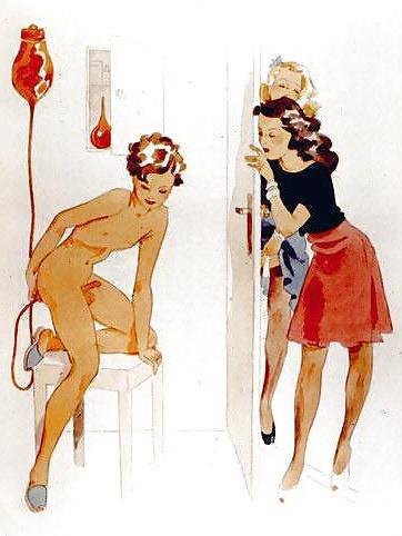 25P Thematic Drawn Porn Art 3 - Enema 1
