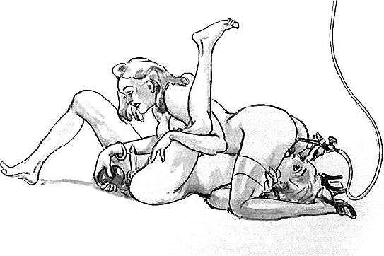 25P Thematic Drawn Porn Art 3 - Enema 1