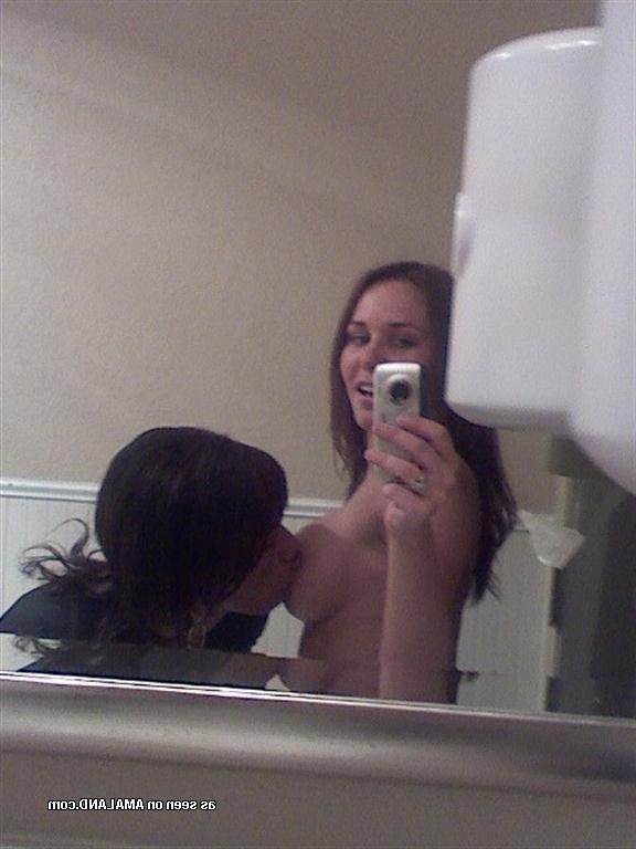 15P Eighteen year old lesbian girlfriends pose outdoors in bikinis