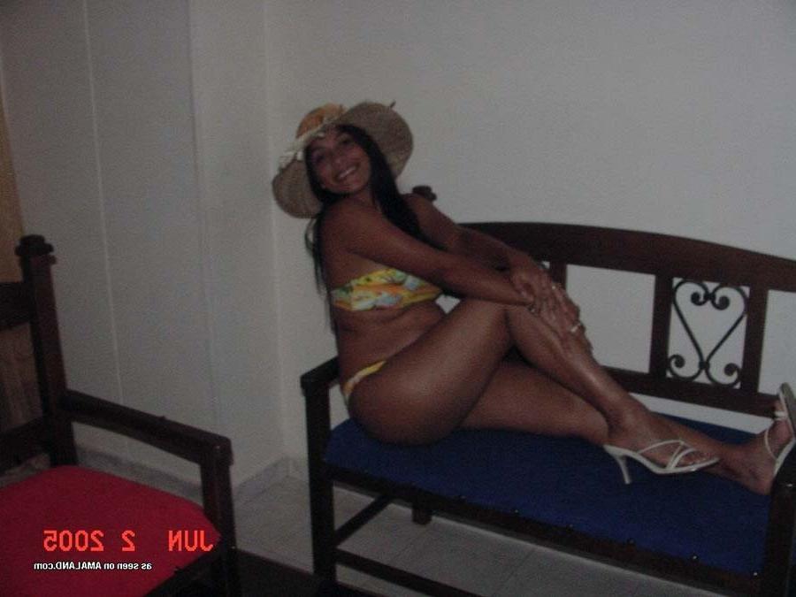 12P Cute long haired Latina loves to pose