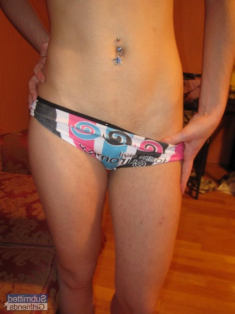 15P Sweet teen girlfriend stripping naked in private amateur picture