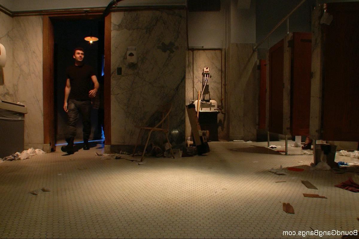 24P Sexy babe gets tied up, punished and fucked by group of guys