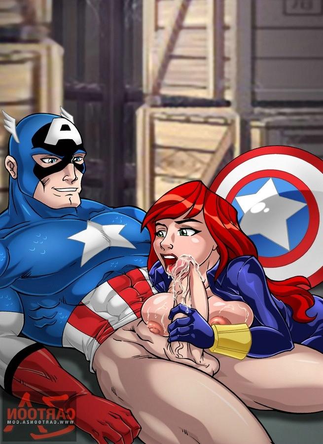 18P Batman and Avengers fucking together