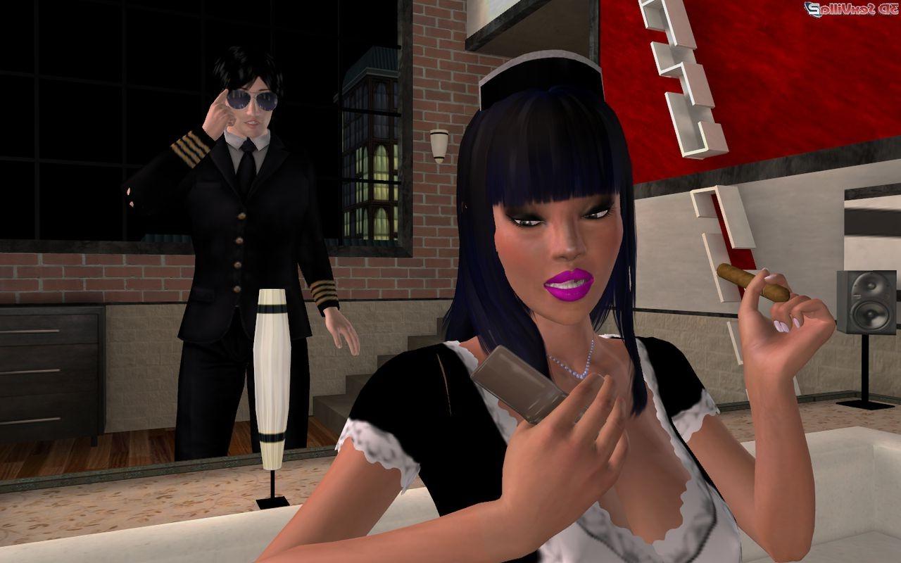 16P Stealing animated maid gets punished with a cock