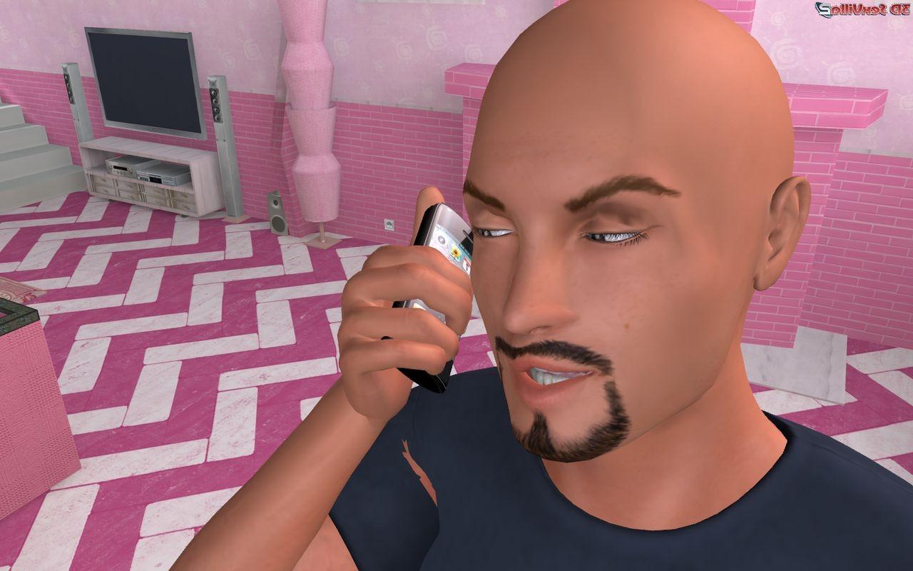16P 3d animated guy cheating with his chubby lover