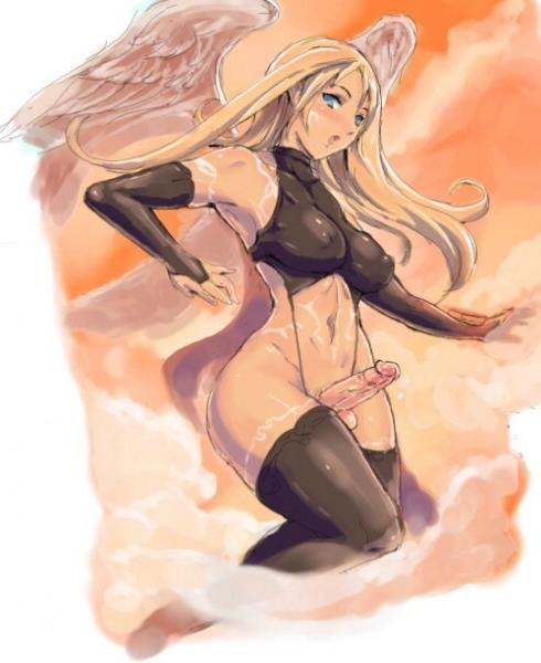 13P Futanari angels from heaven
