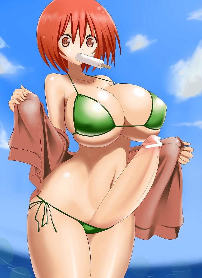 10P Futa bikini dickslips