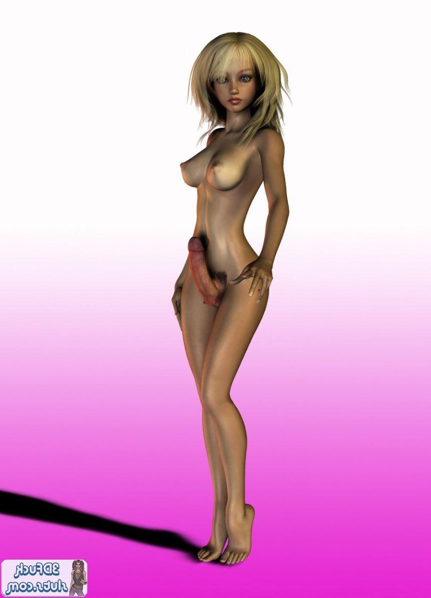 16P 3D toon dickgirl naked