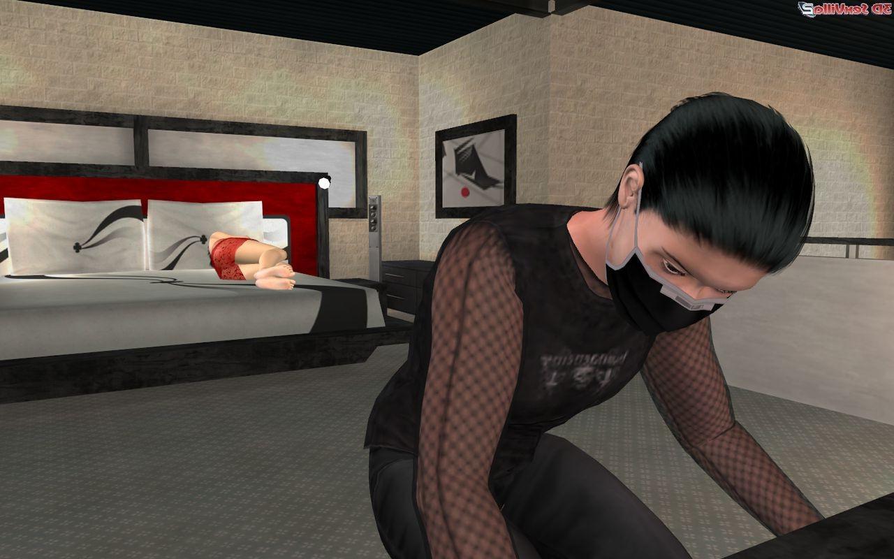 16P Animated nympho catches a burglar with her gun