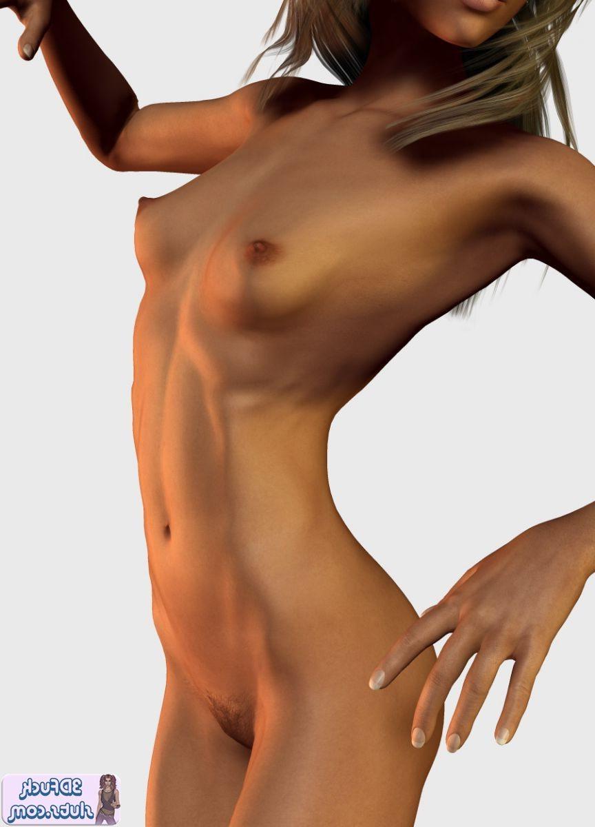 16P 3D toon naked