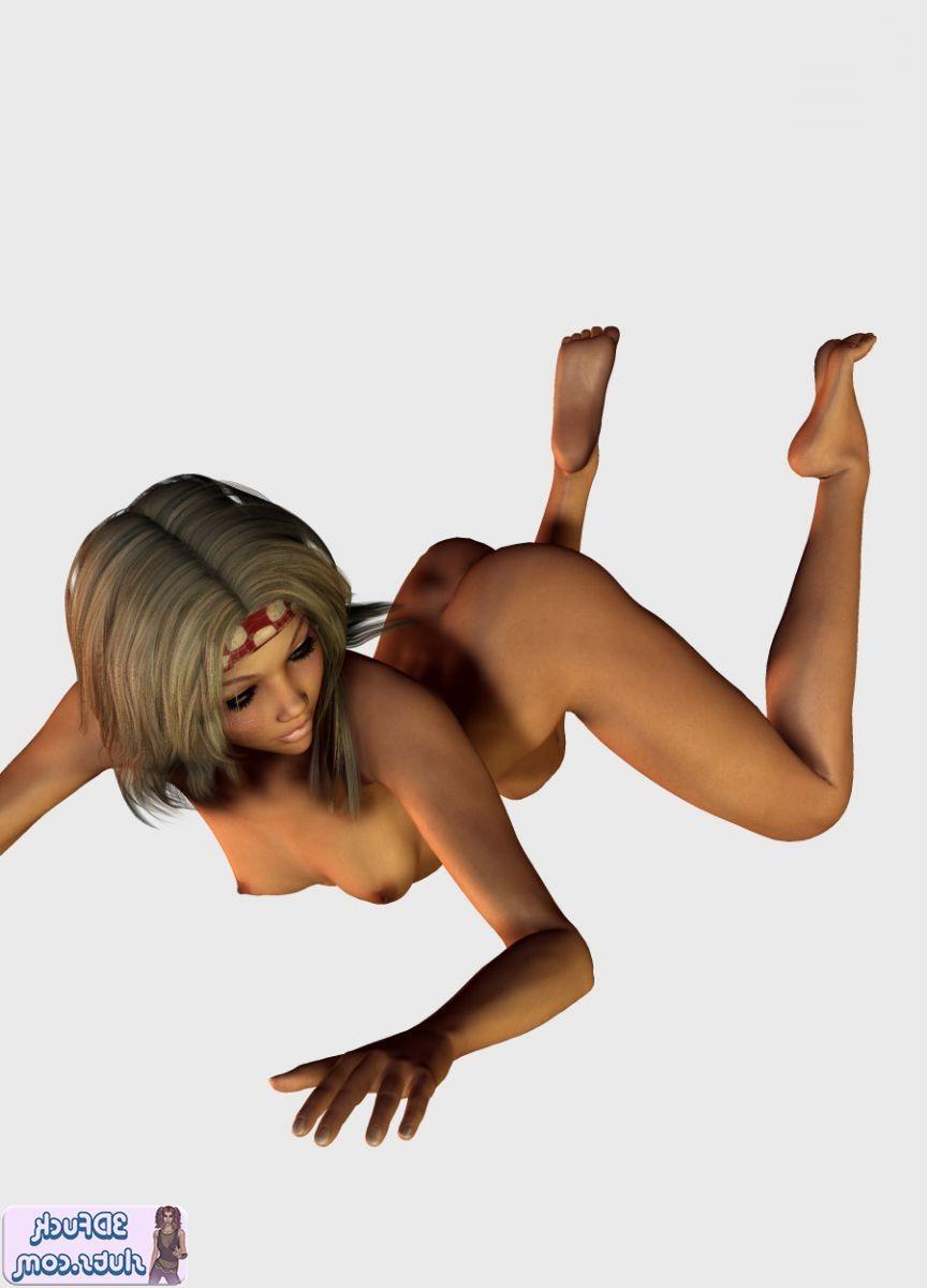 16P 3D toon naked