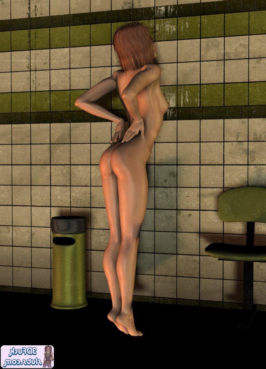 16P 3D toon with pointy tits