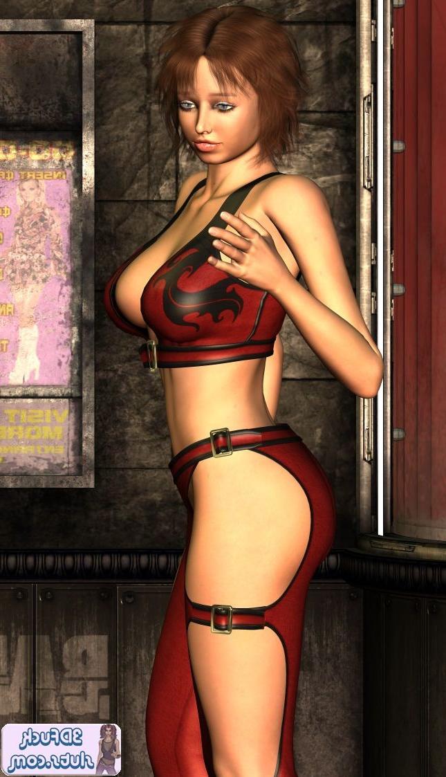 16P 3D toon babe naked