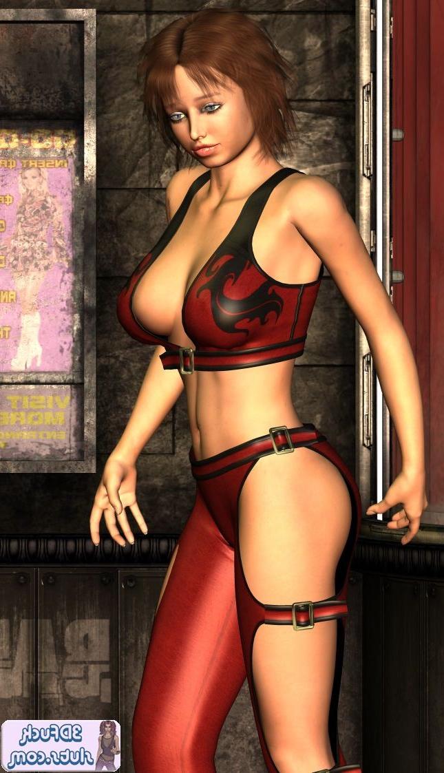 16P 3D toon babe naked