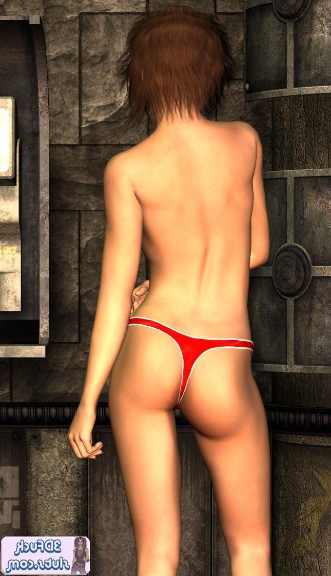 16P 3D toon babe naked