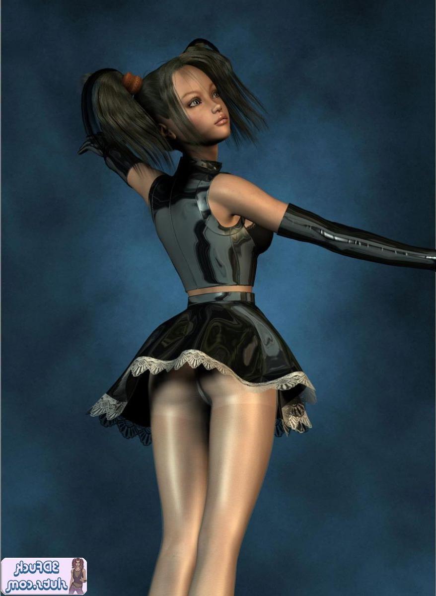 16P SExy 3d toon maid