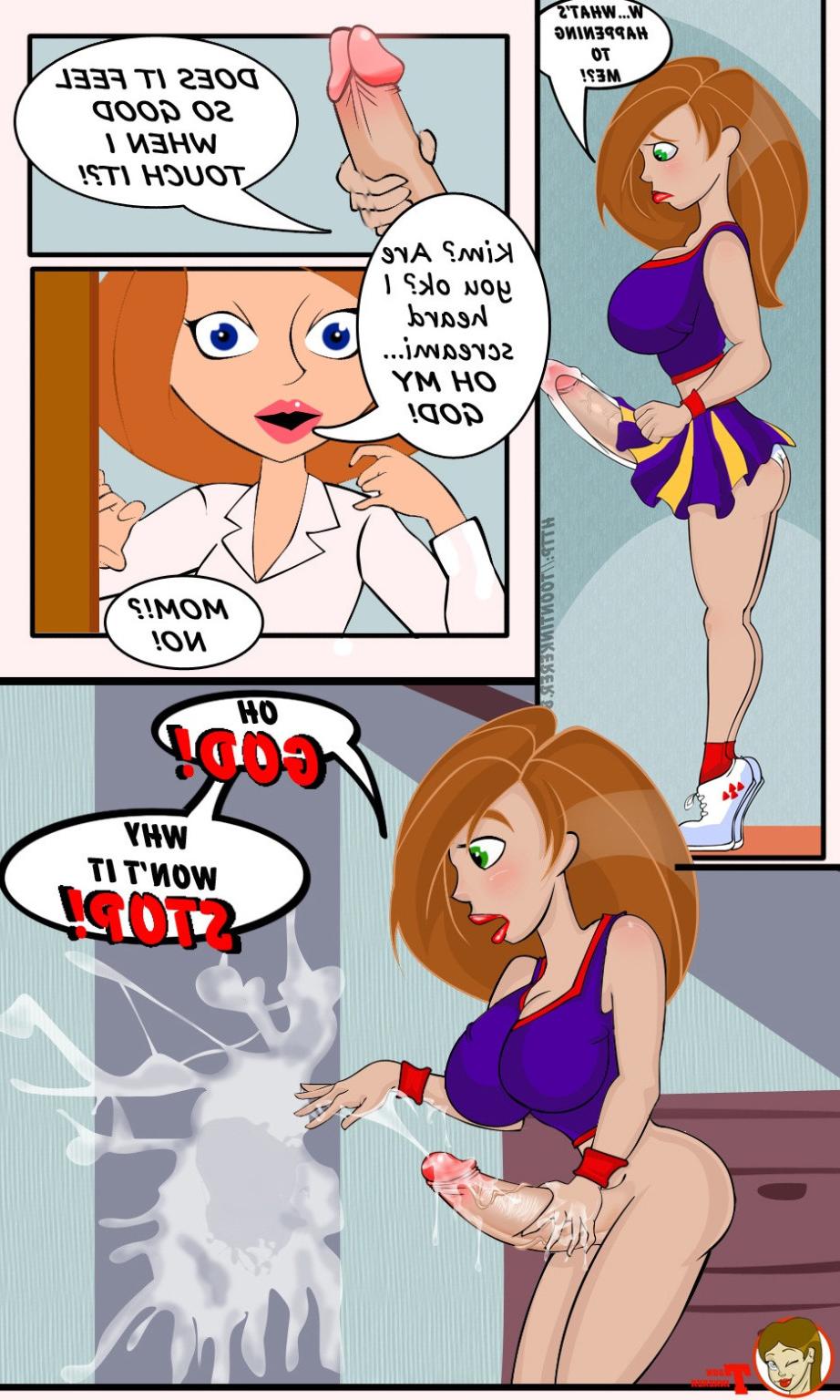 15P Cartoon Kim Possible as shemale