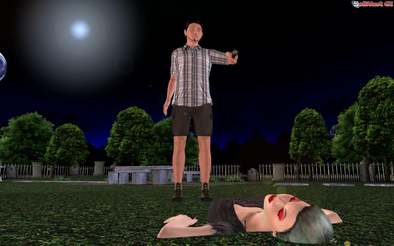 16P Animated vampire with hunger for blood and cock