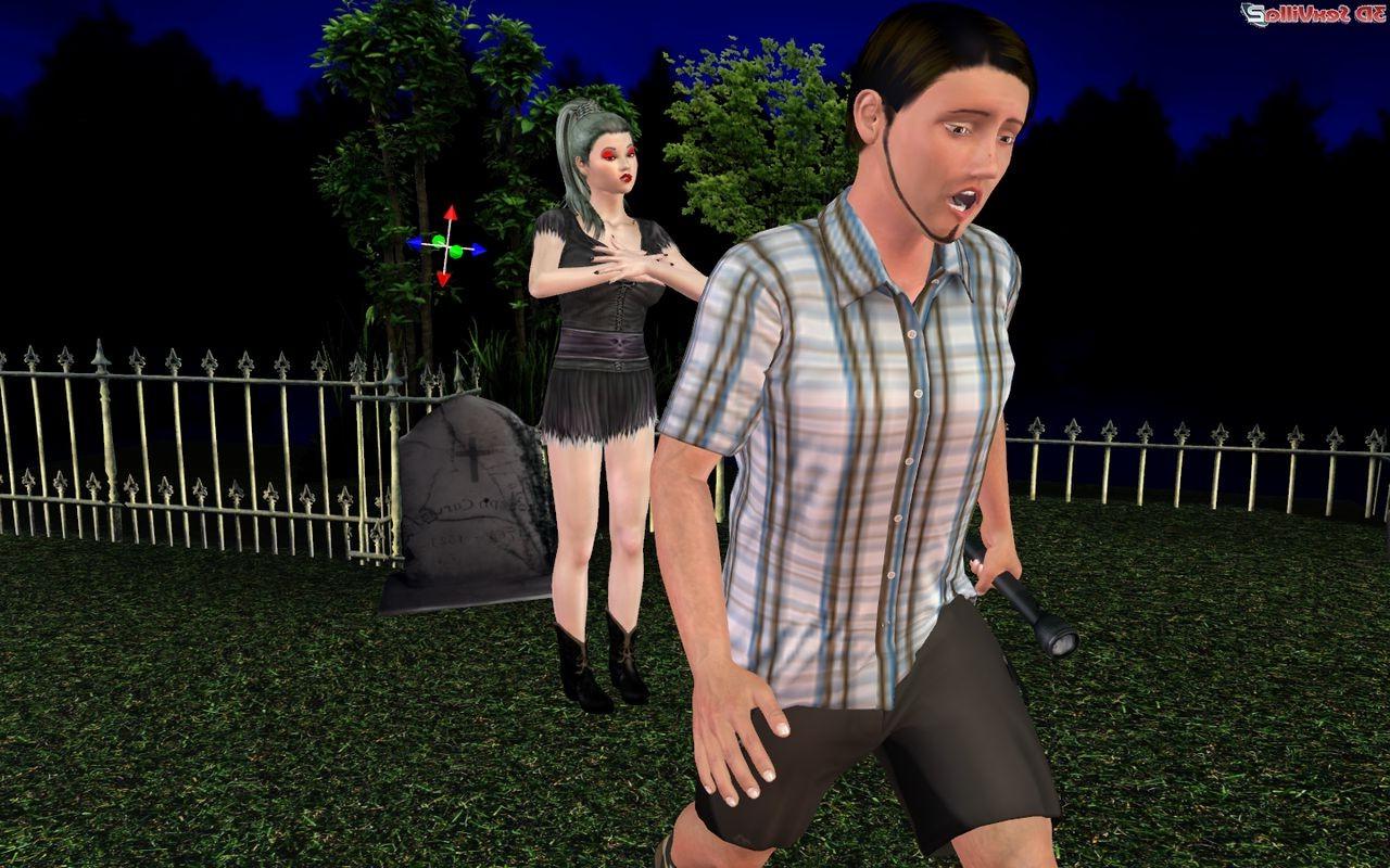 16P Animated vampire with hunger for blood and cock