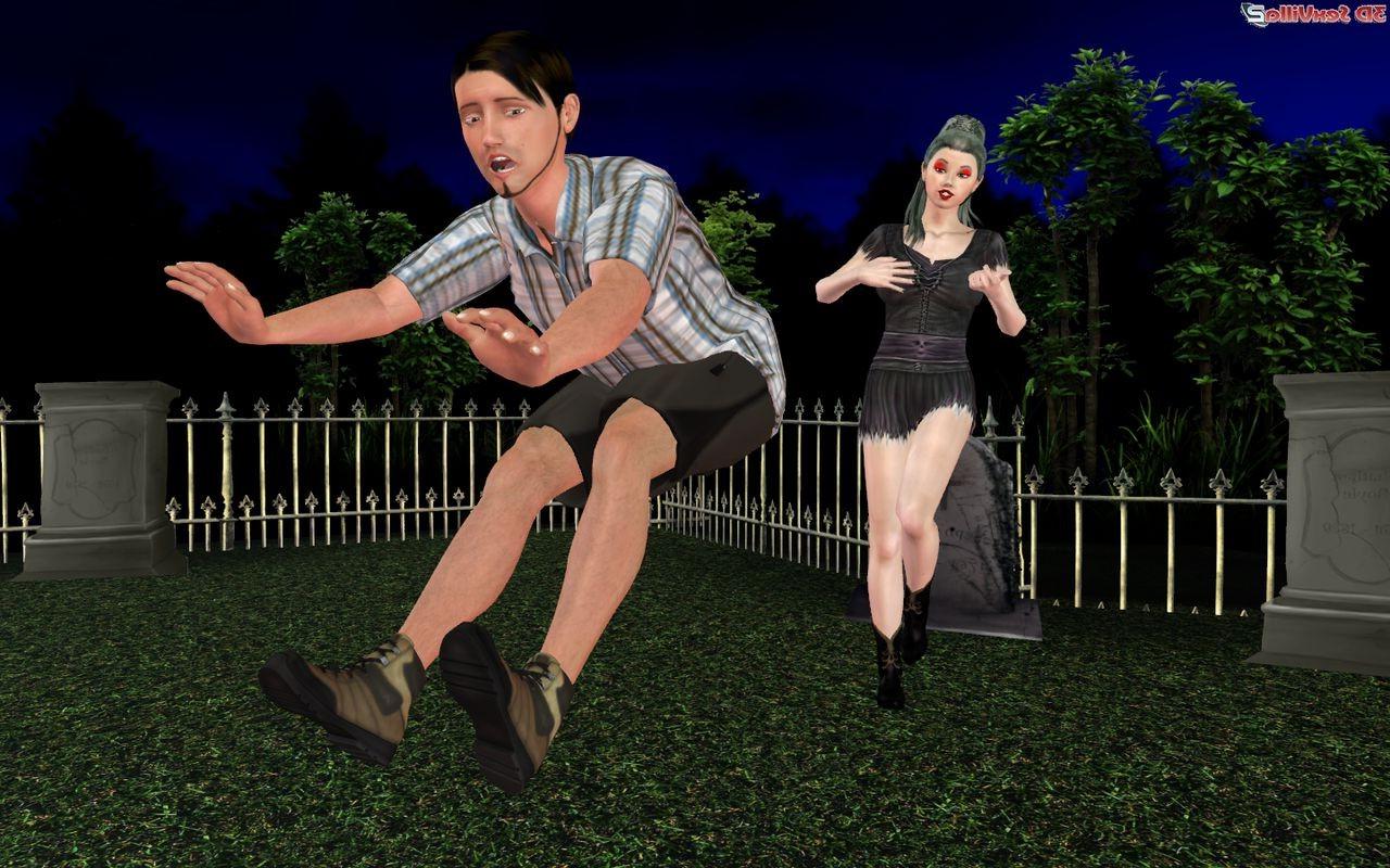16P Animated vampire with hunger for blood and cock