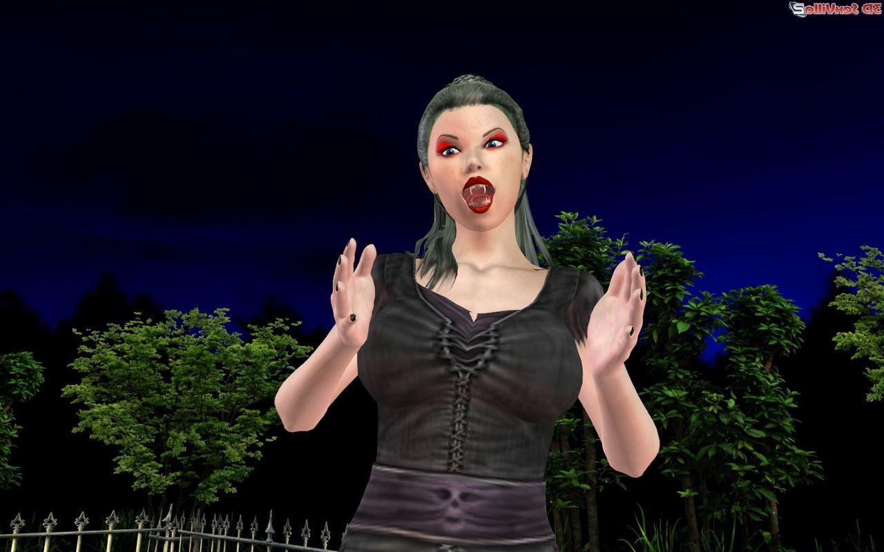 16P Animated vampire with hunger for blood and cock