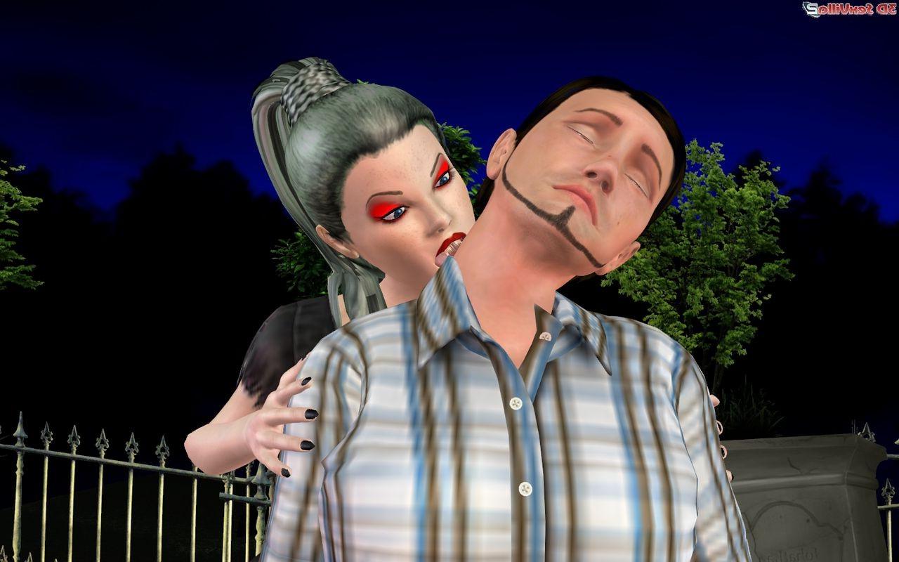 16P Animated vampire with hunger for blood and cock