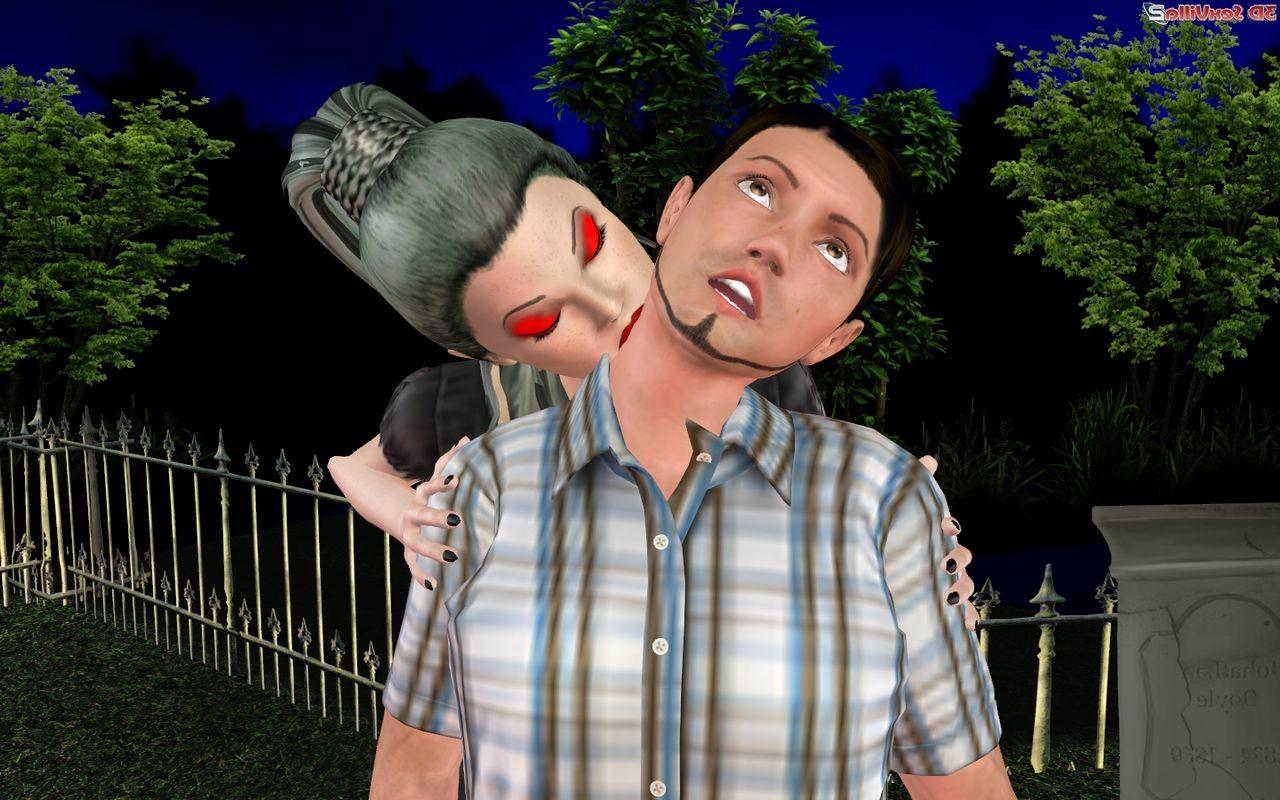 16P Animated vampire with hunger for blood and cock