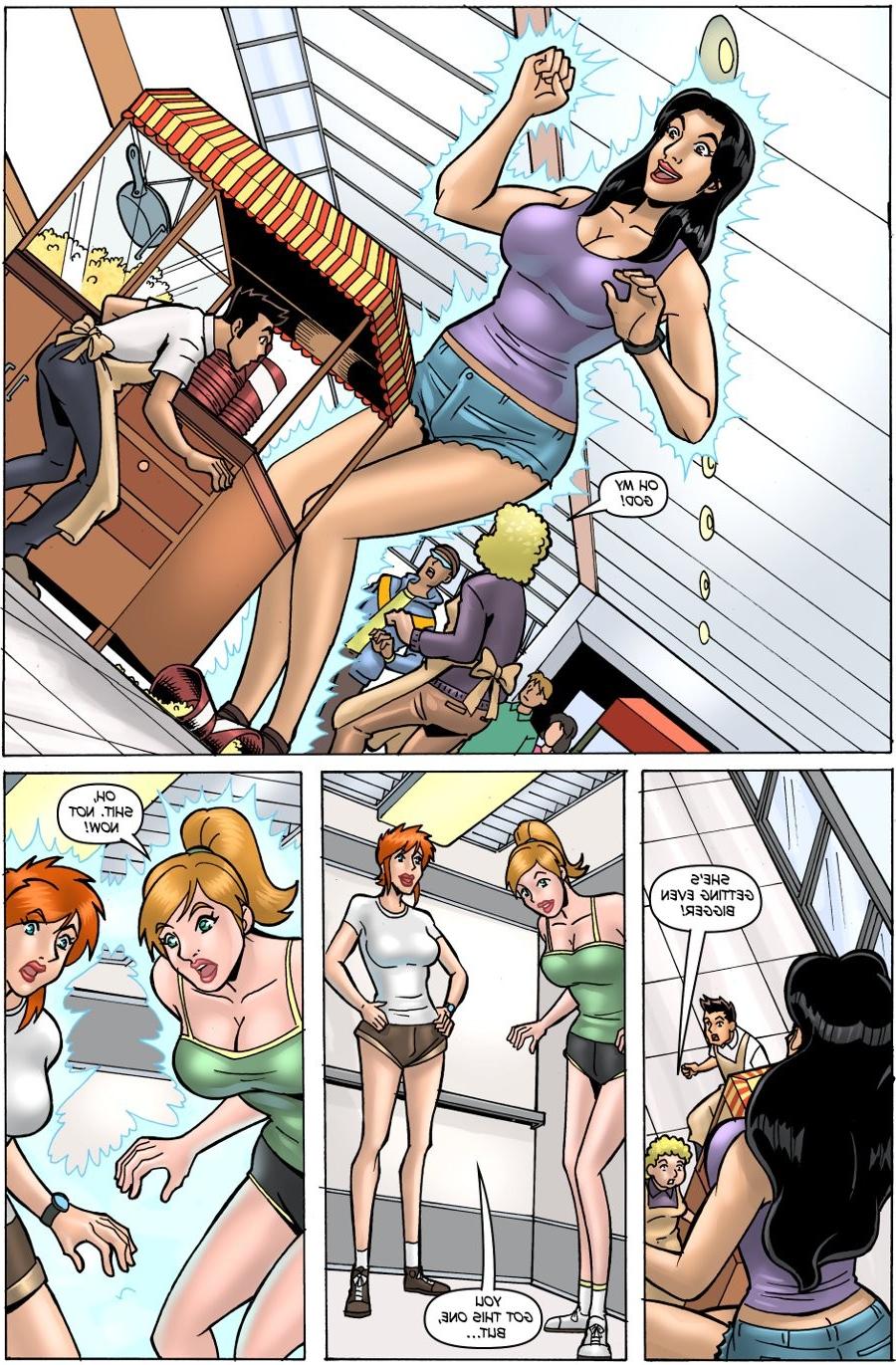 10P Giant tall women eat men