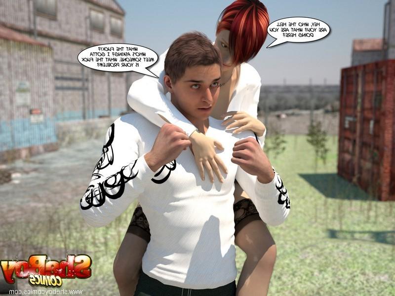 14P Toon shemales fucking in porn comics