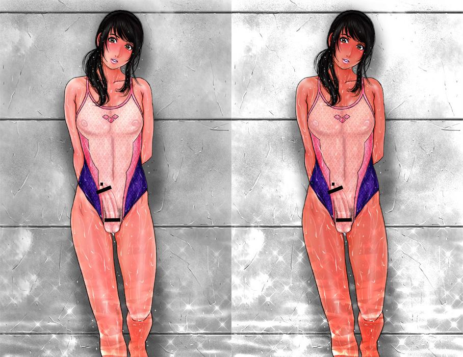 14P Dickgirls in bathing suits