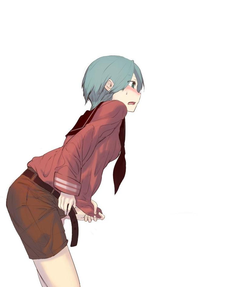 14P Futanari cocks in shorts