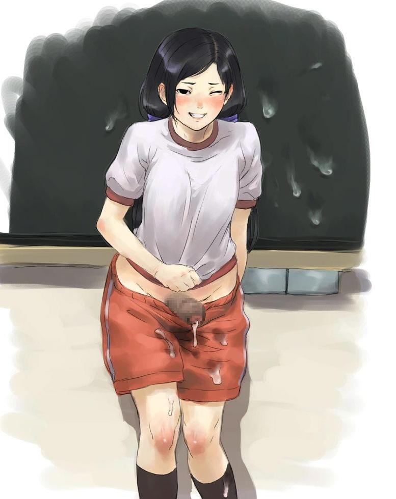 14P Futanari cocks in shorts