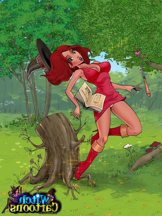15P Witch uses magic to fuck