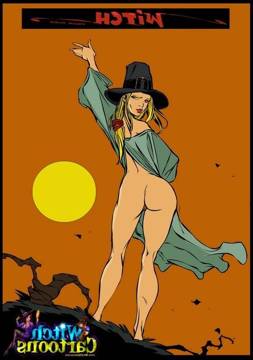 15P Witch uses magic to fuck
